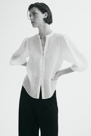 H&M Balloon-sleeved Blouse