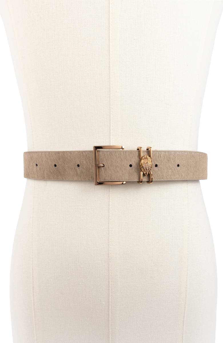 Kurt Geiger London Shoreditch Calf Hair Belt, Alternate, color, 