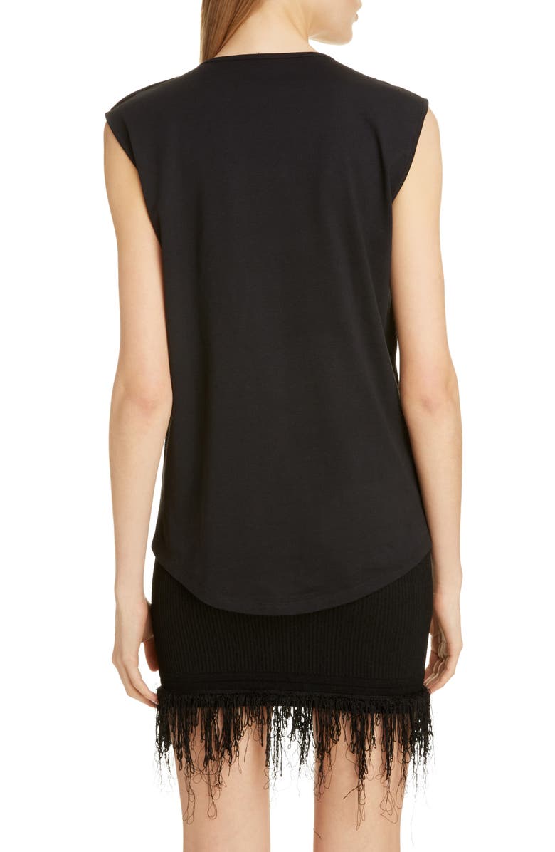 Balmain Coin Logo Tank, Alternate, color,