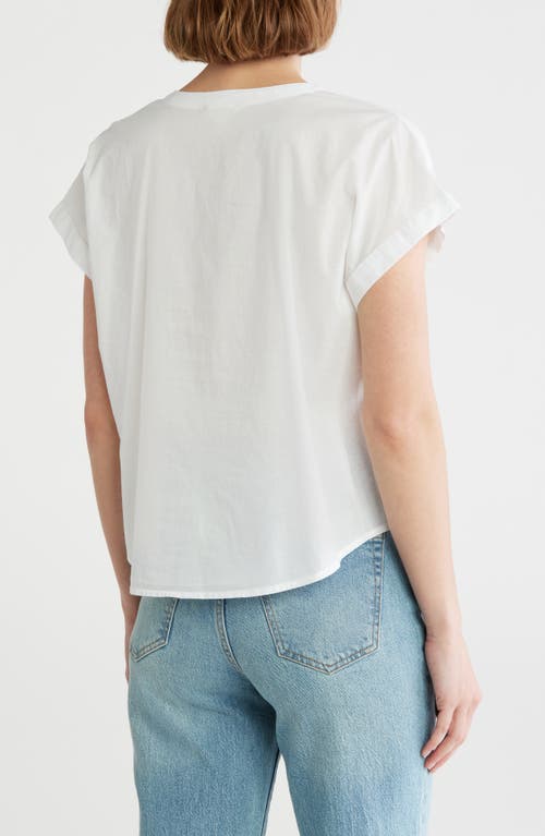 Lucky Brand Sun Print Short Sleeve Button-up Shirt