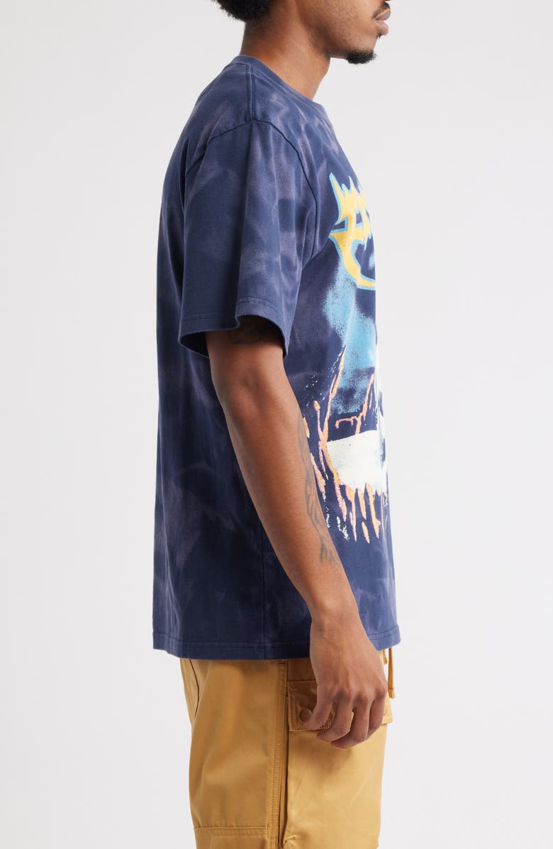 ICECREAM Oversize Stone Cold Graphic T-Shirt, Alternate, color, Black Iris