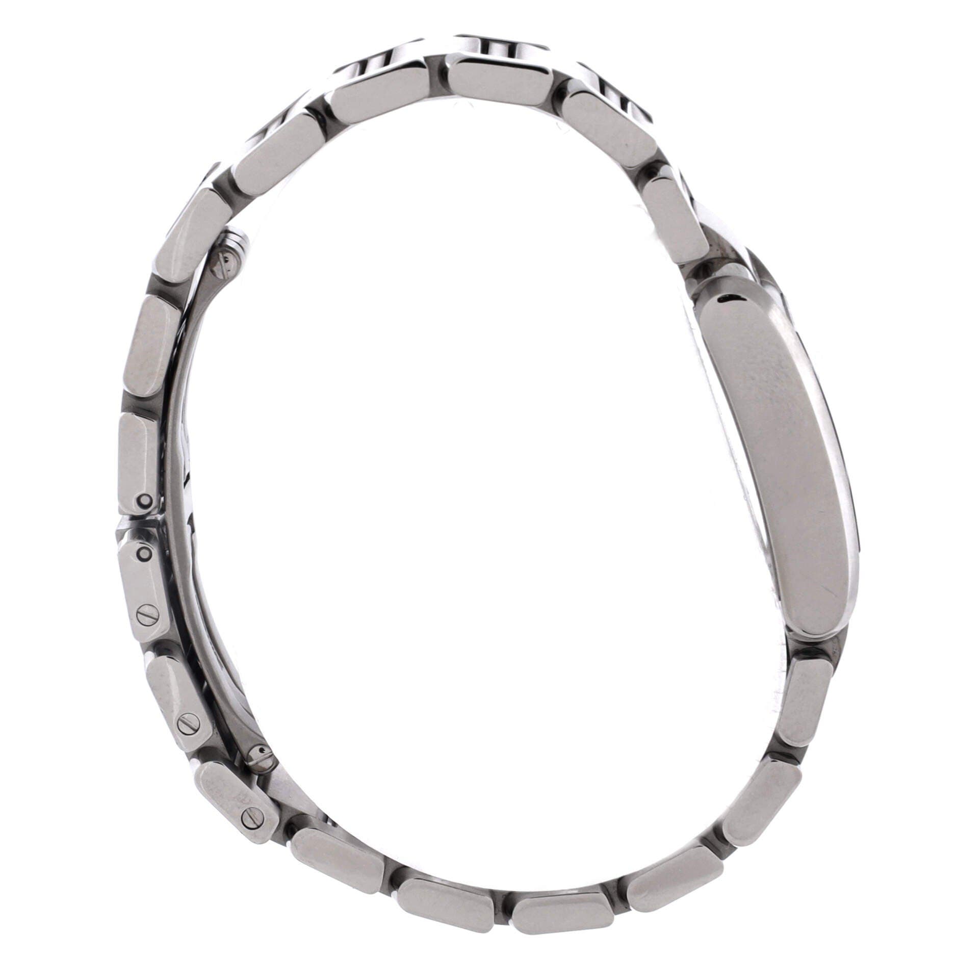 Tank Francaise Quartz Watch Stainless Steel with Diamond Markers 20, Alternate, color, Metallic Silver