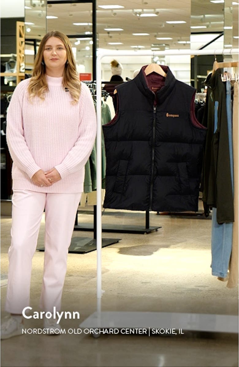 Solazo Water Repellent 650 Fill Power Down Puffer Vest, sales video thumbnail