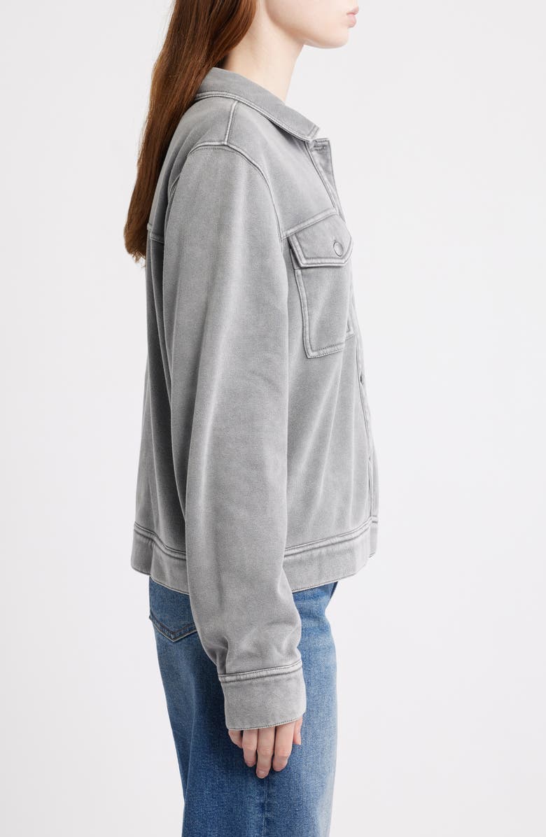 Threads 4 Thought Abbey Mineral Wash Organic Cotton Blend Shirt, Alternate, color, Black