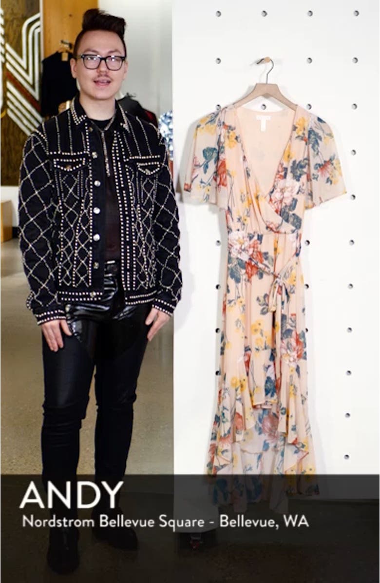 Flutter Sleeve High/Low Dress, sales video thumbnail