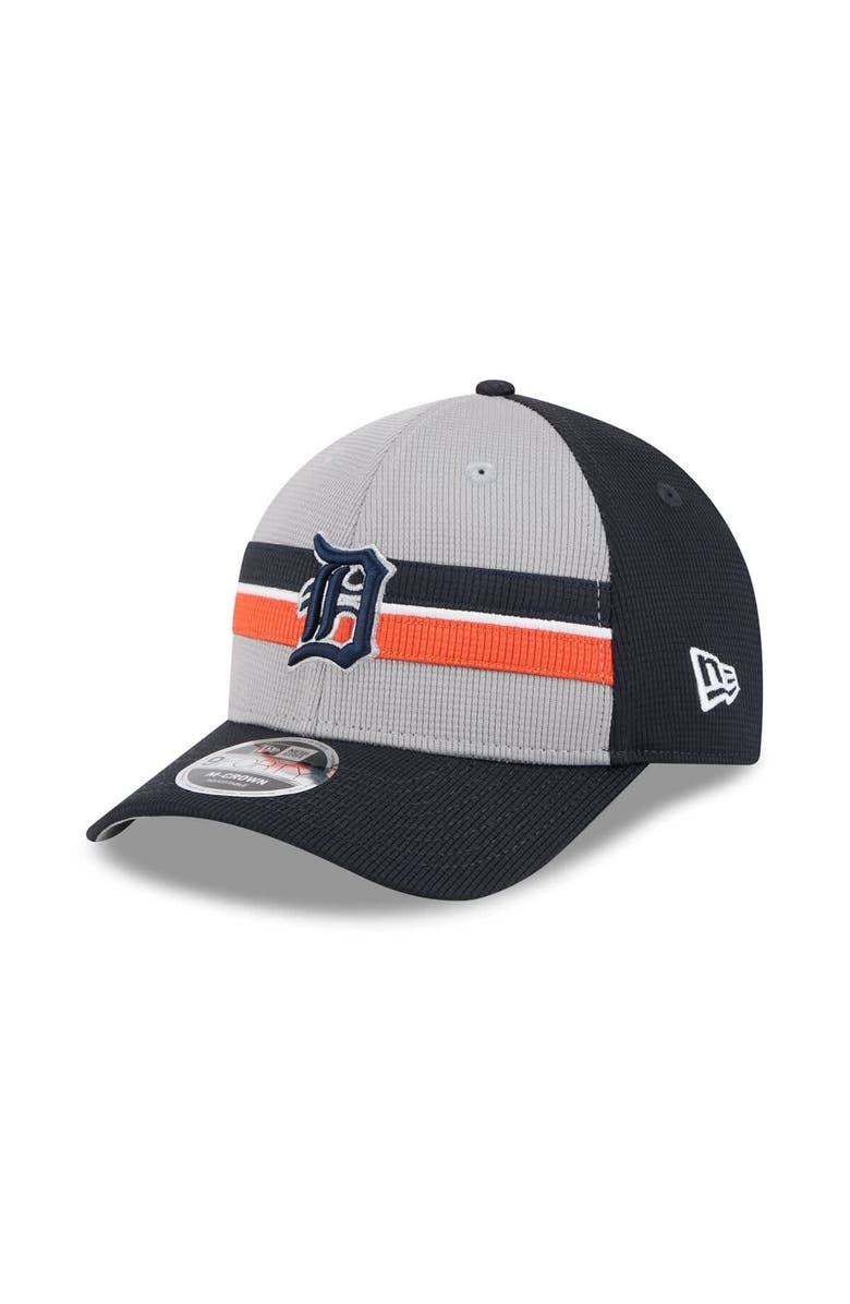 New Era Men's New Era Navy/Gray Detroit Tigers 2025 Batting Practice 9FORTY M-Crown Adjustable Hat, Main, color, Navy