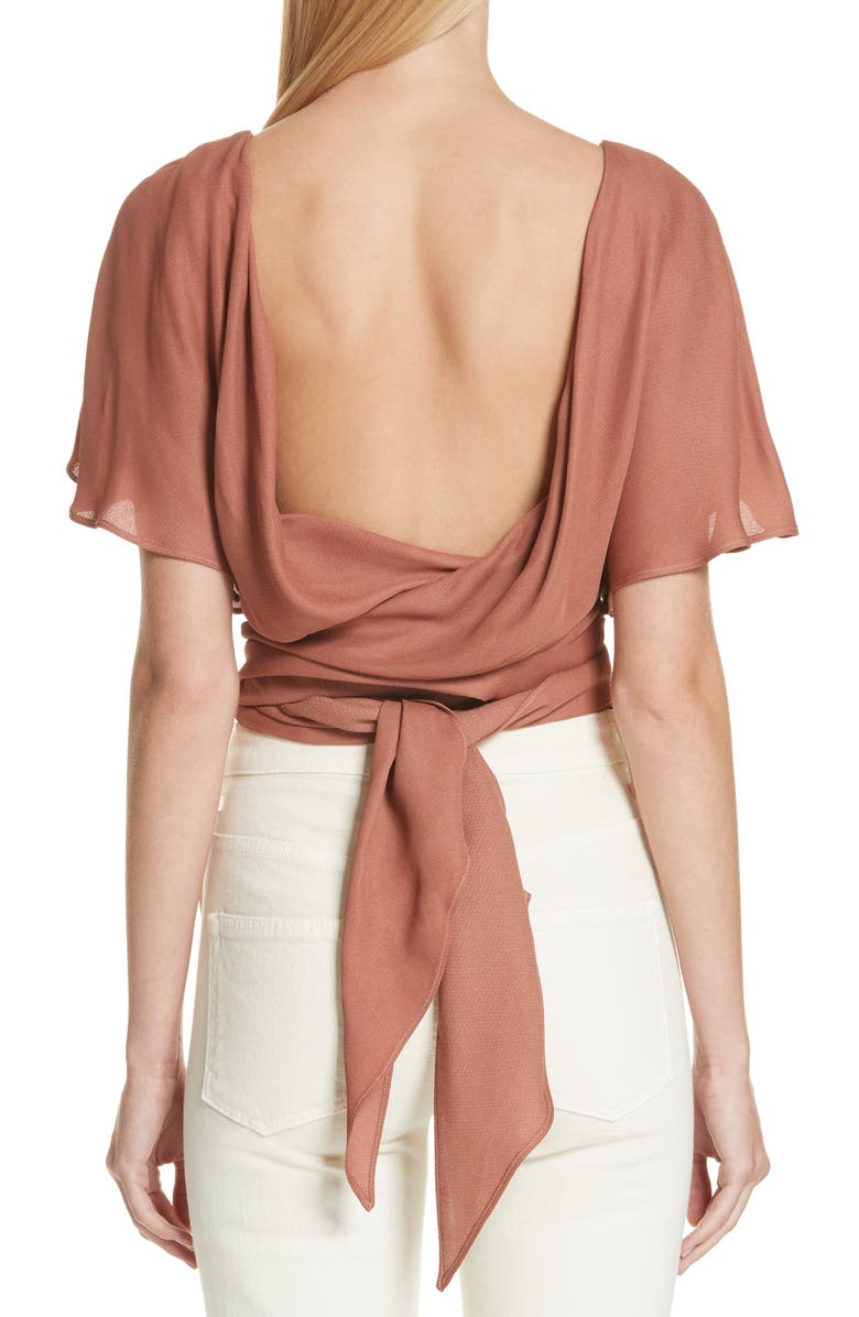 Jacquemus Dalil Wrap Top, Alternate, color,