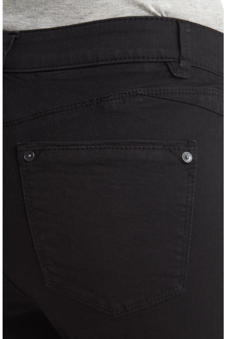 'Ab'Solution Ankle Skinny Jeans, Alternate, color, BK