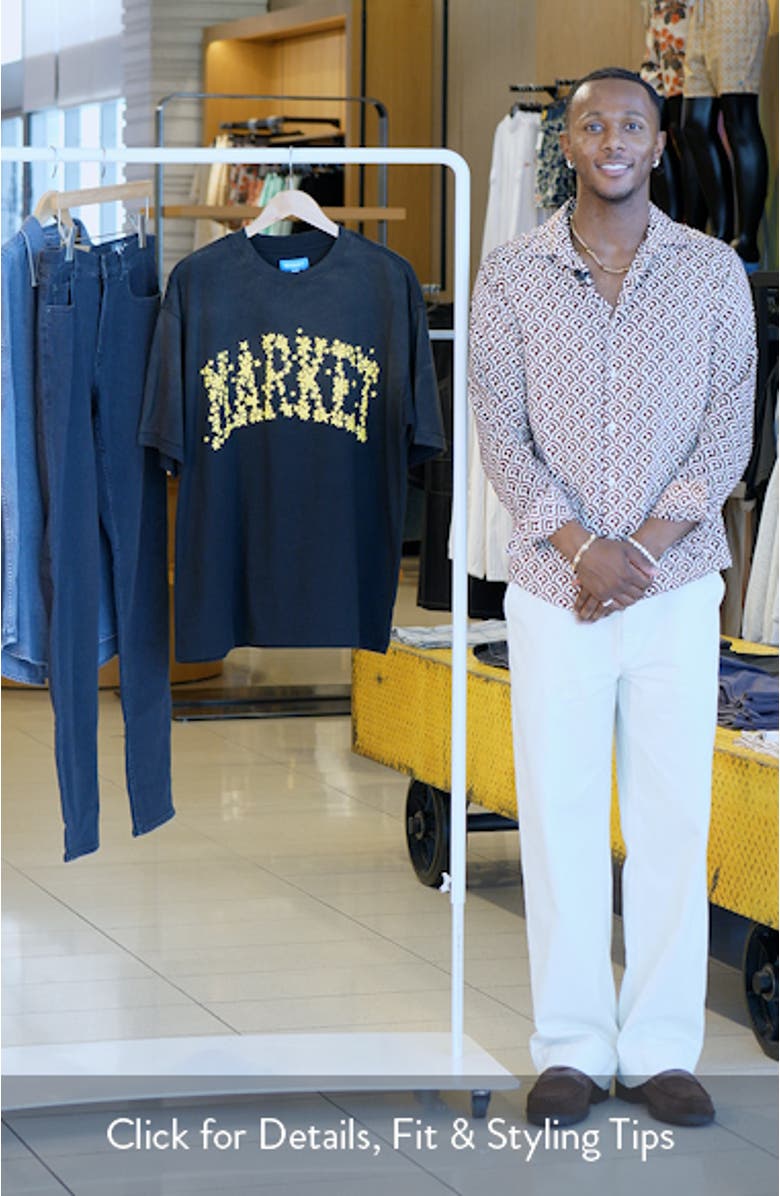 Galaxy Arc Cotton Graphic T-Shirt, sales video thumbnail