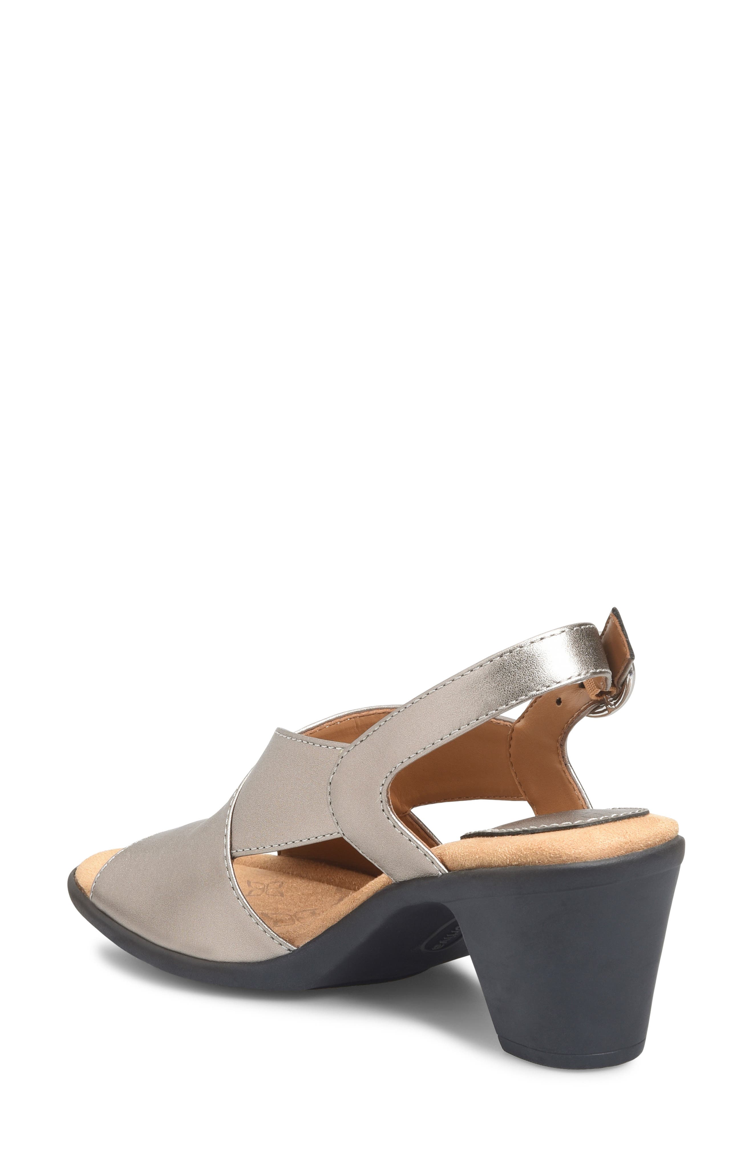 Comfortiva Katara Slingback Sandal, Alternate, color, Anthracite