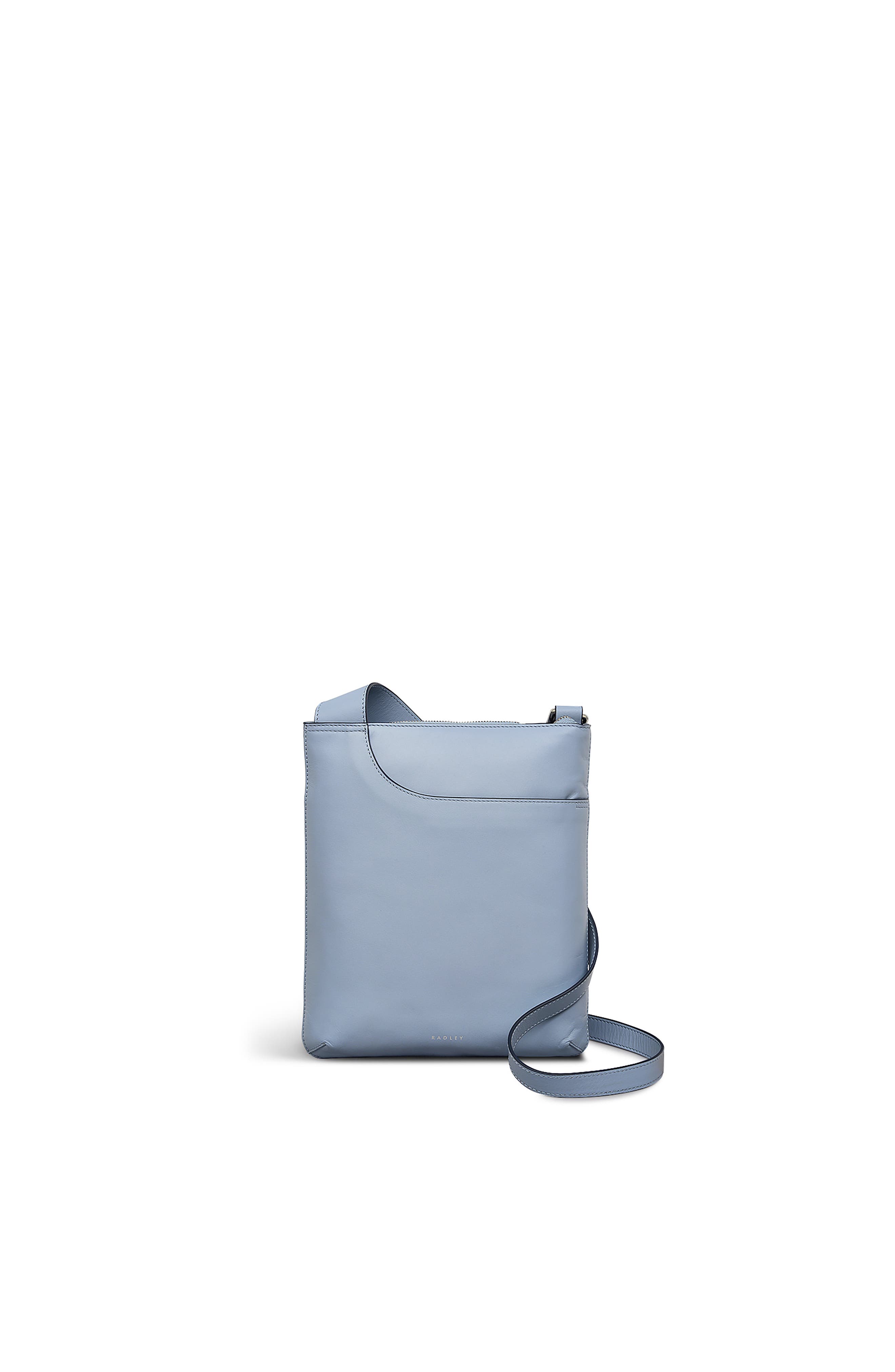 Radley Pockets Medium Ziptop Crossbody Bag, Alternate, color, Smoke Blue