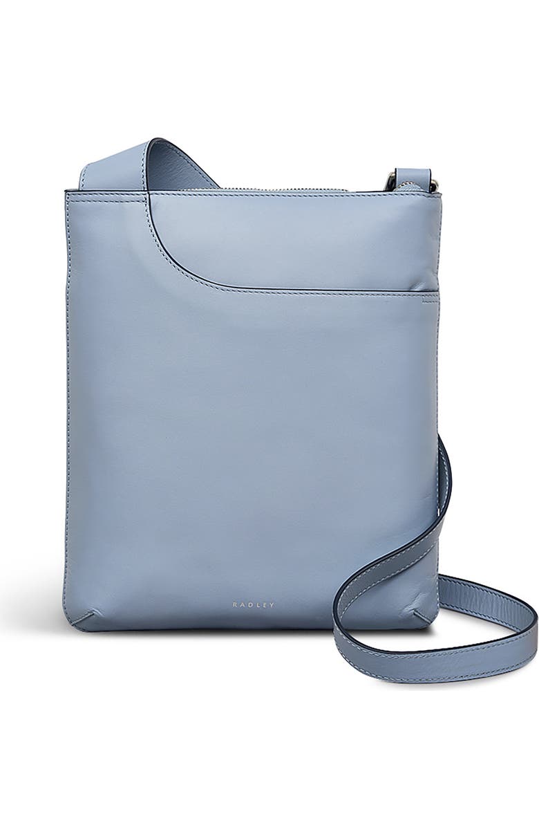 Radley Pockets Medium Ziptop Crossbody Bag, Alternate, color, Smoke Blue