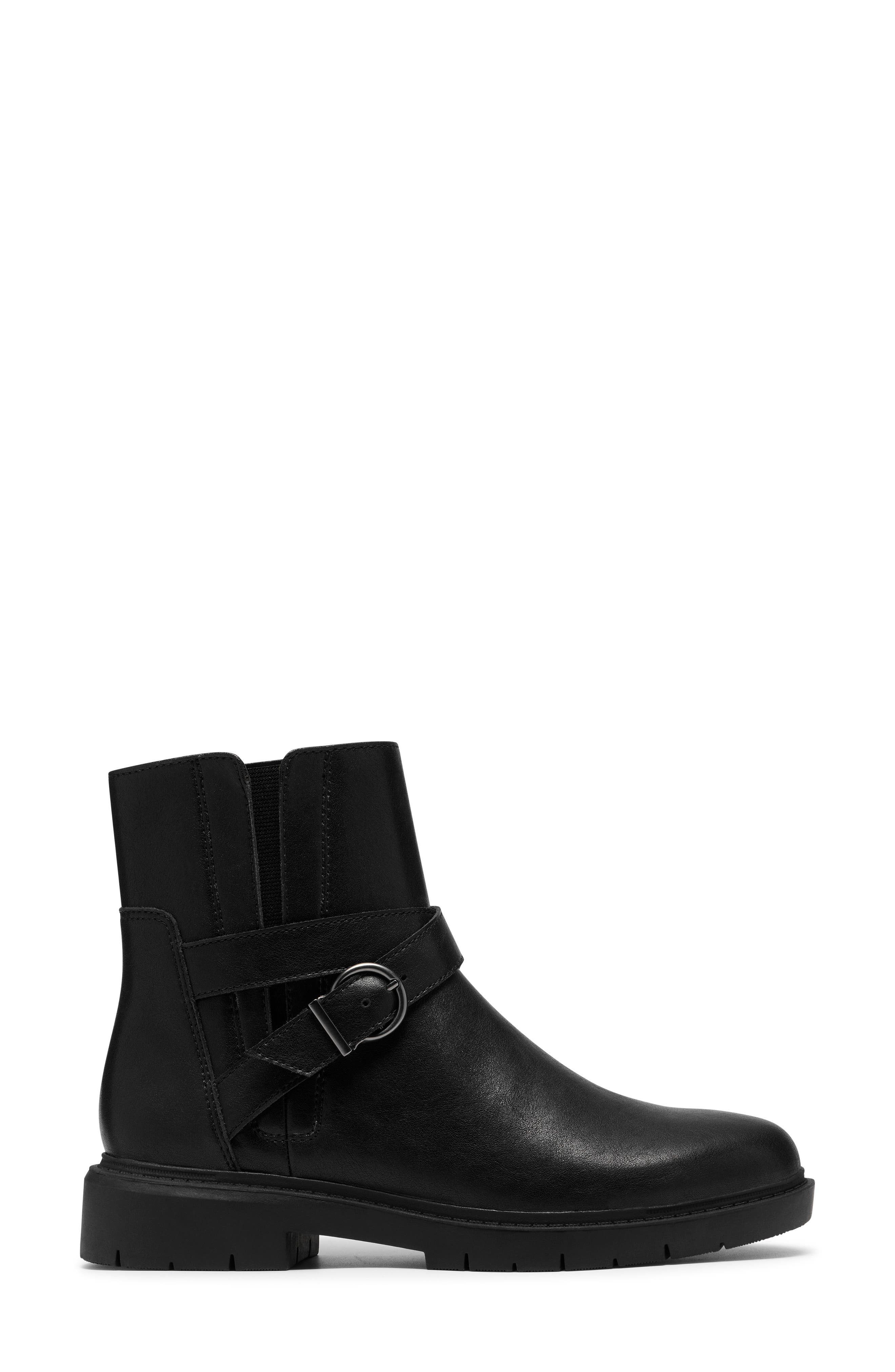 Westlynn Lux Leather Bootie, Alternate, color, BLACK LEATHER