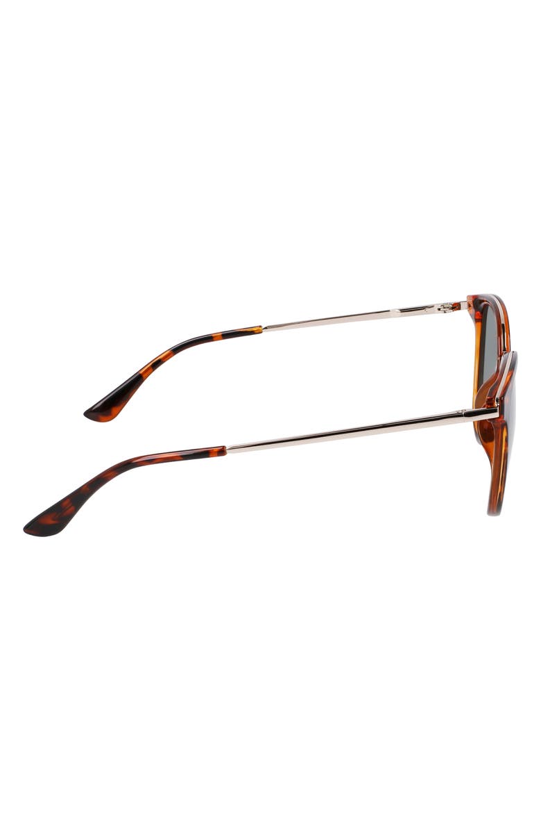 Cole Haan 48mm Oval Sunglasses, Alternate, color, Tortoise