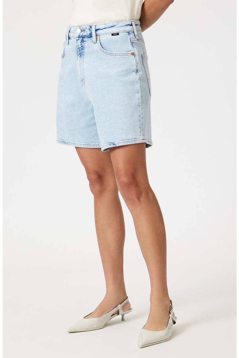 Heidi High Waist Relaxed Denim Shorts, Alternate, color, BLEACHED 90S