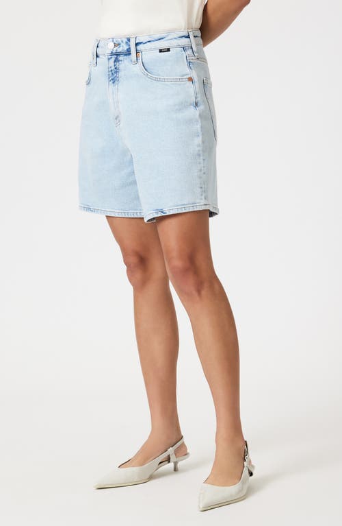 Mavi Jeans Heidi High Waist Relaxed Denim Shorts In Bleached