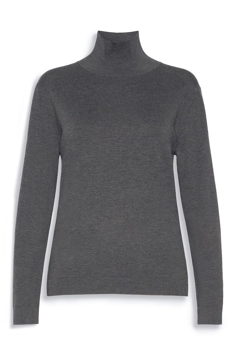 Turtleneck Sweater, Alternate, color, DARK GREY