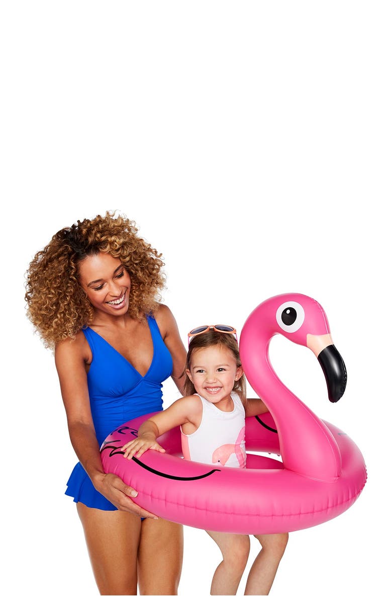 BigMouth Inc Lil' Floats Pink Flamingo, Alternate, color, 