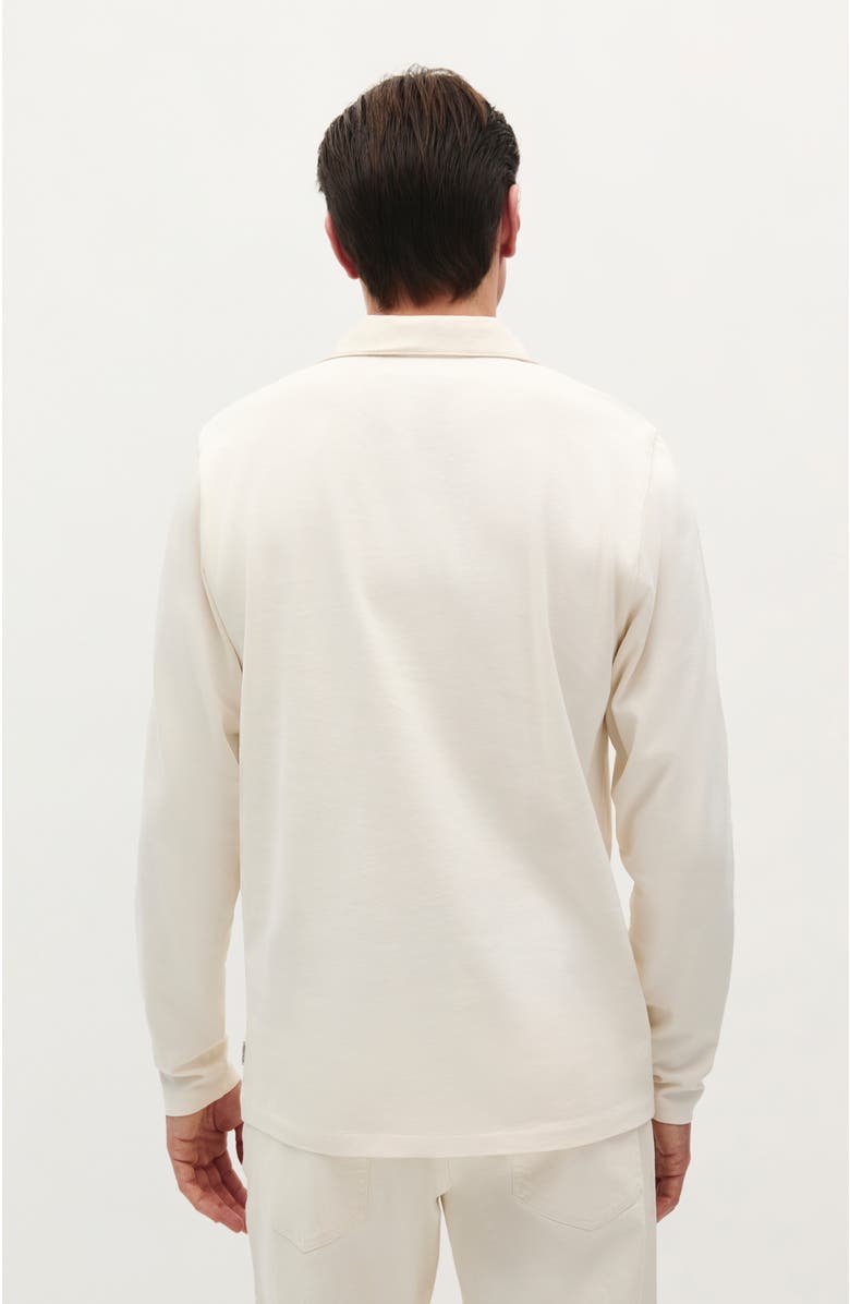 Scalpers Seamless Ls Polo, Alternate, color, Off White