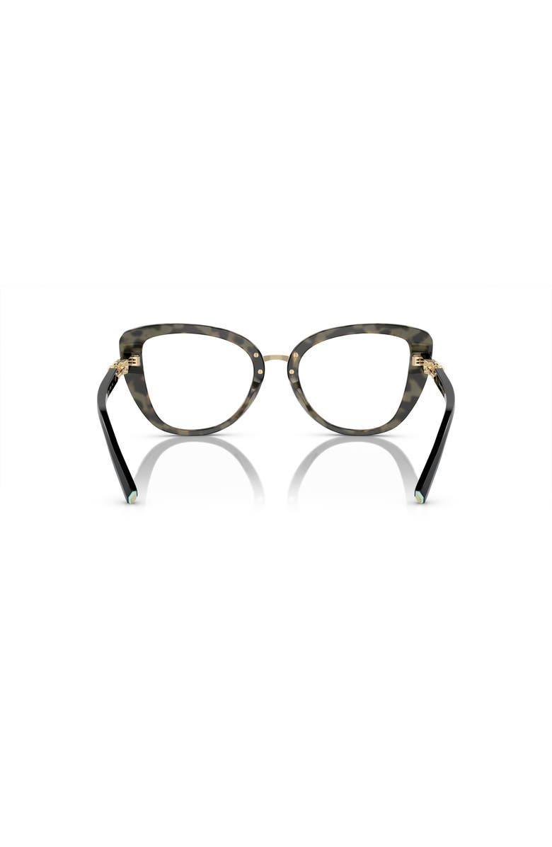 Tiffany & Co. 52mm Cat Eye optical glasses, Alternate, color, Black