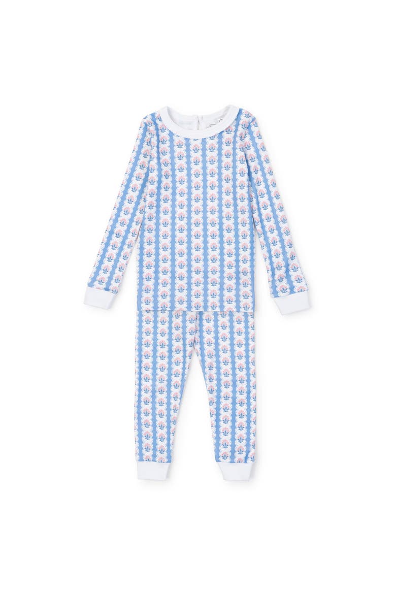 Ava Girls' Pajama Pant Set, Main, color, Harvest Ribbon Floral