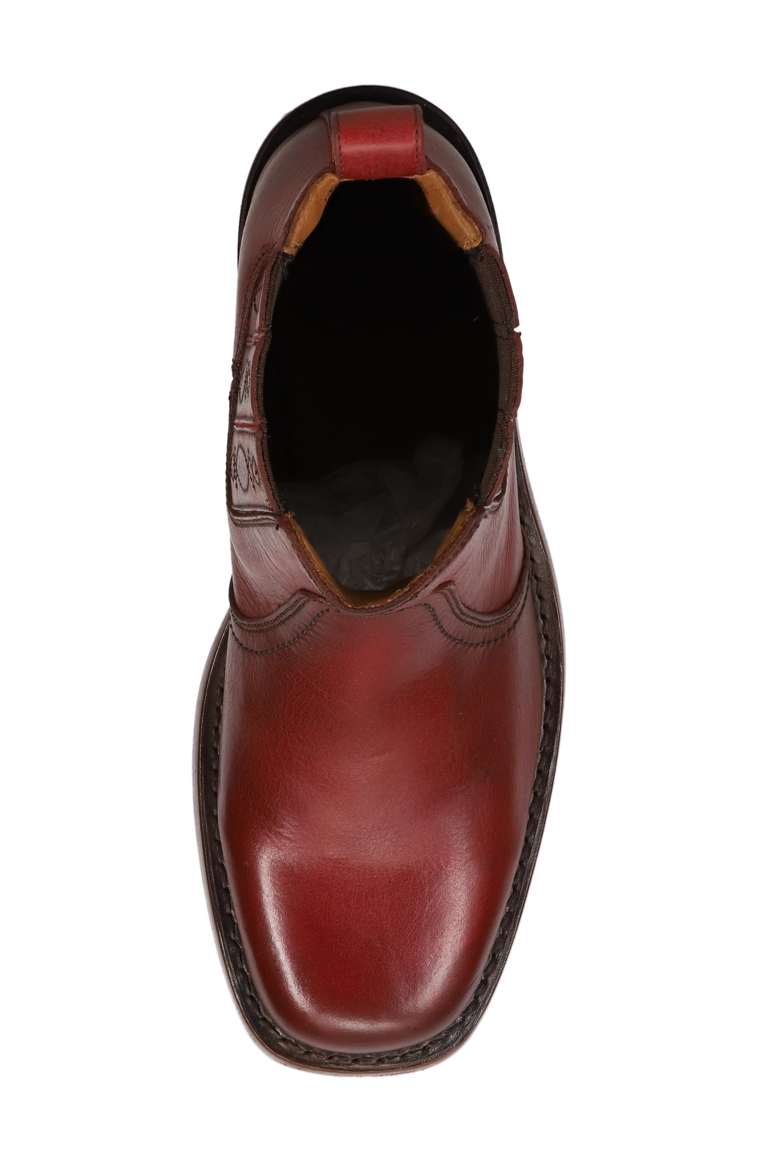 Frye Campus Chelsea Boot, Alternate, color, Merlot