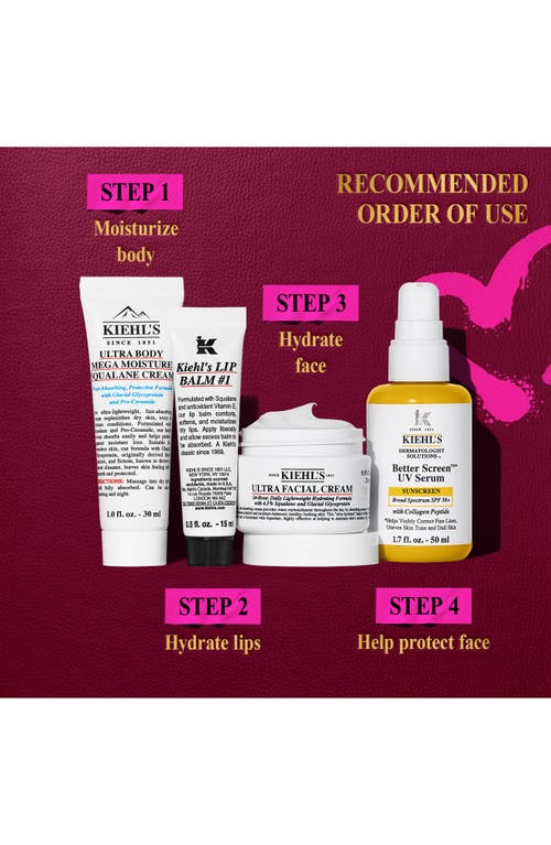 Kiehl's Since 1851 Winter Escape Set $90 Value In Transparent