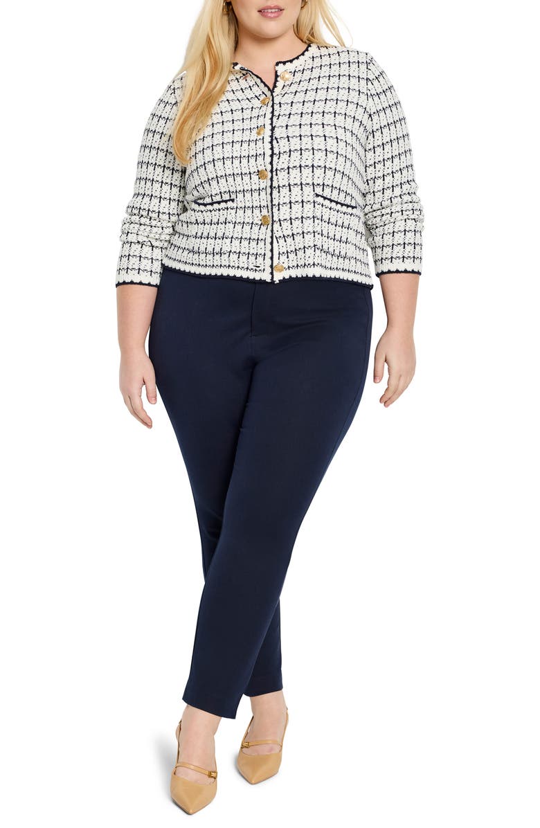 NIC+ZOE Mixed Up Sweater Jacket, Alternate, color, Cream Multi