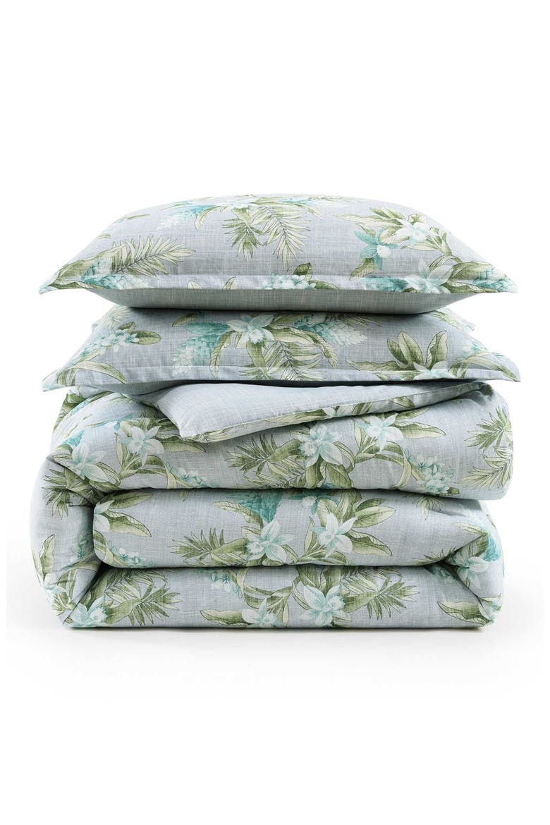 Floral Enchantment Cotton Comforter & Sham Set, Main, color, BLUE MULTI