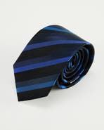 Knottery & Co Awning Striped Silk Jacquard Tie