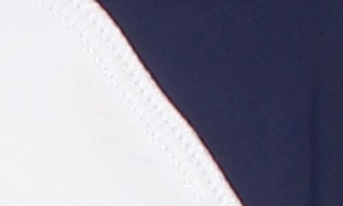 Snapper Rock Raglan Long Sleeve Rashguard In Navy/white