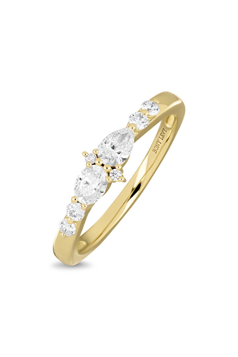 18K Gold Maya Diamond Stackable Ring (Online Trunk Show), Main, color, 18K YELLOW GOLD/ DIAMOND