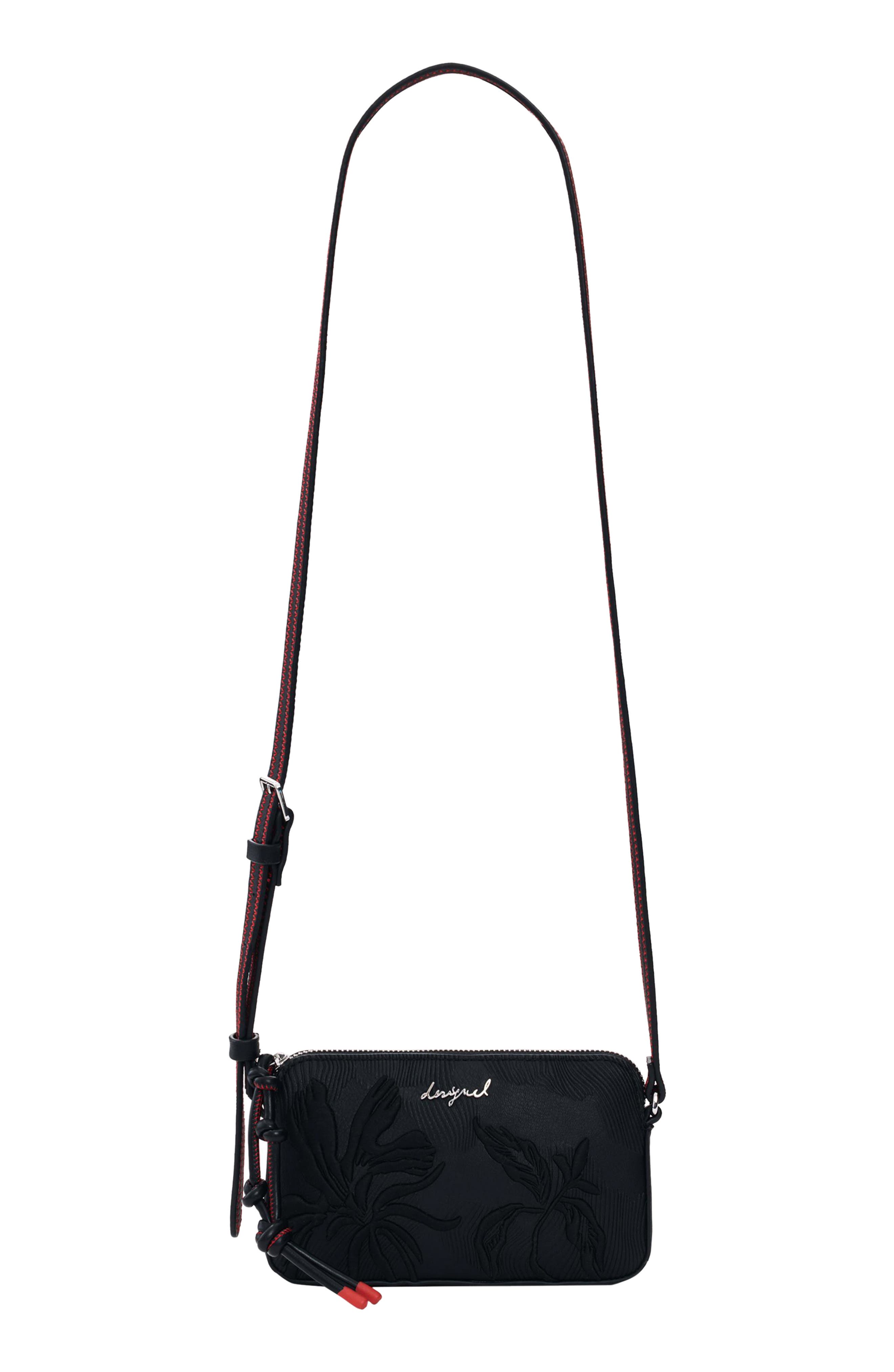 Desigual Faux Leather Crossbody Bag, Main, color, 