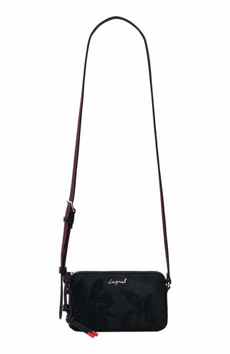 Faux Leather Crossbody Bag