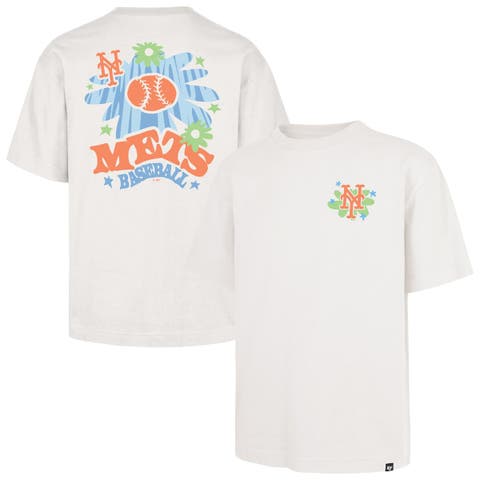 Men's '47 Cream New York Mets Flora Foundation T-Shirt