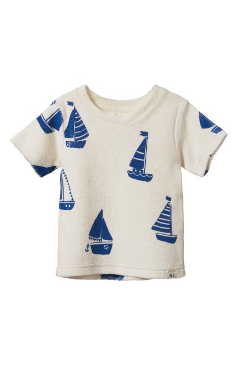 Kids' River Organic Cotton Terry Cloth T-Shirt