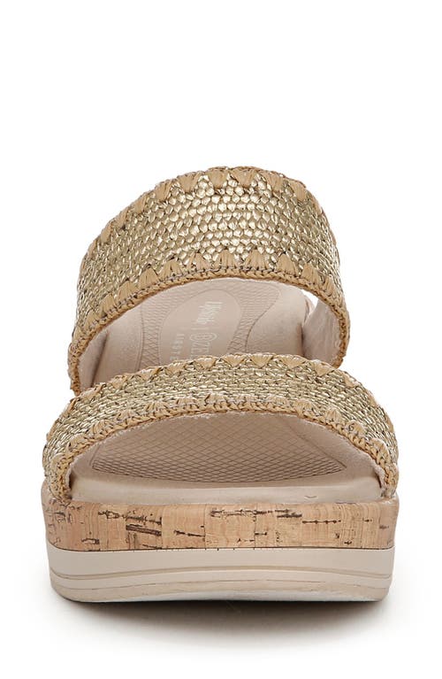 Bzees Resort Sandal In Gold