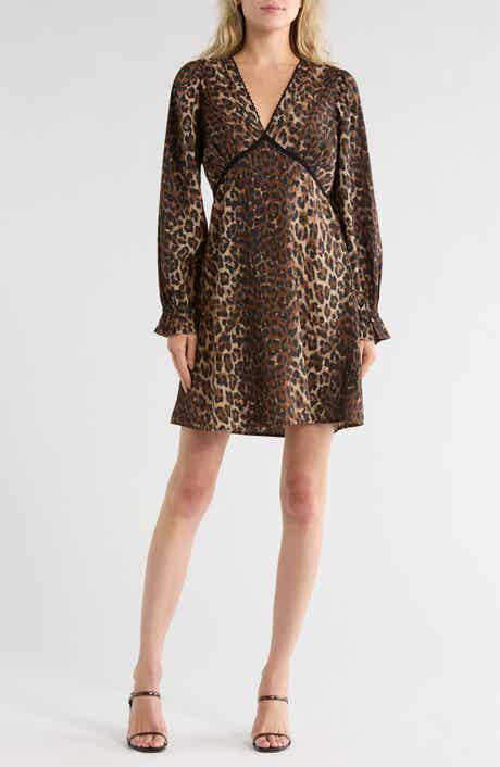 VERO MODA Wild Long Sleeve A-Line Dress