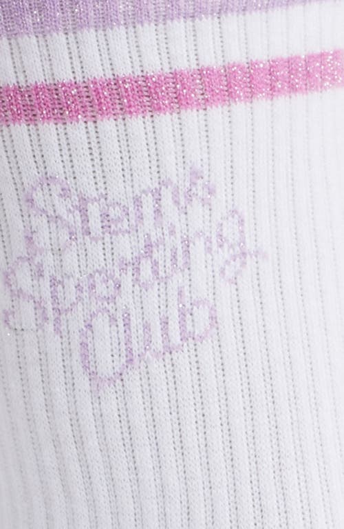 Stems Sporting Club Stripe Crew Socks