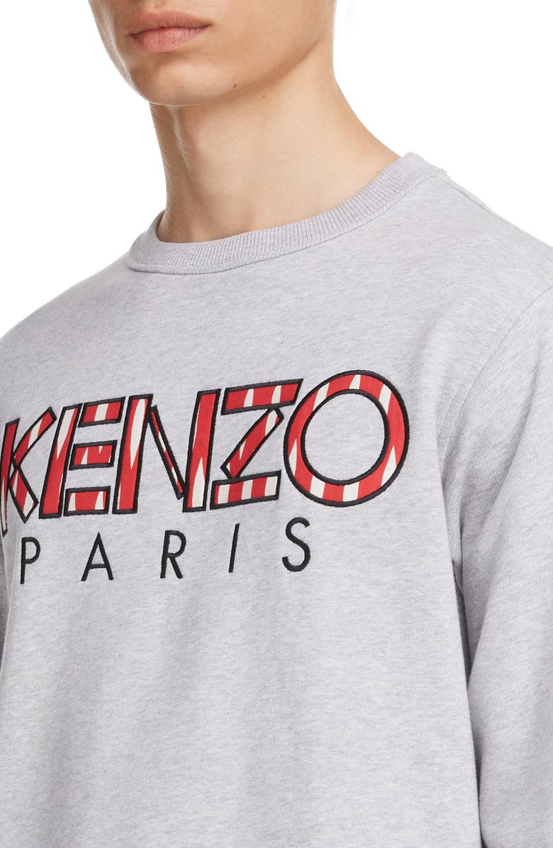 KENZO Paris Crewneck Sweatshirt, Alternate, color, 