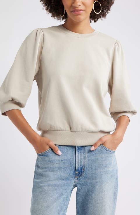 Puff Sleeve Sweatshirt