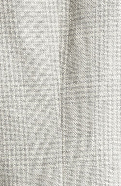 Isaia Marechiaro Glen Plaid Wool Blend Hopsack Sport Coat In Gray