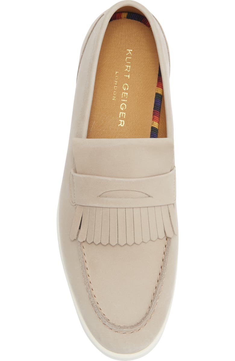 Kurt Geiger London Julian Kiltie Loafer, Alternate, color, Grey/ Light