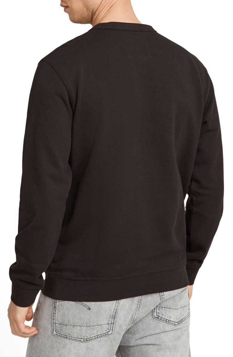 G-STAR G-Script Logo Organic Cotton Crewneck Sweater, Alternate, color, 
