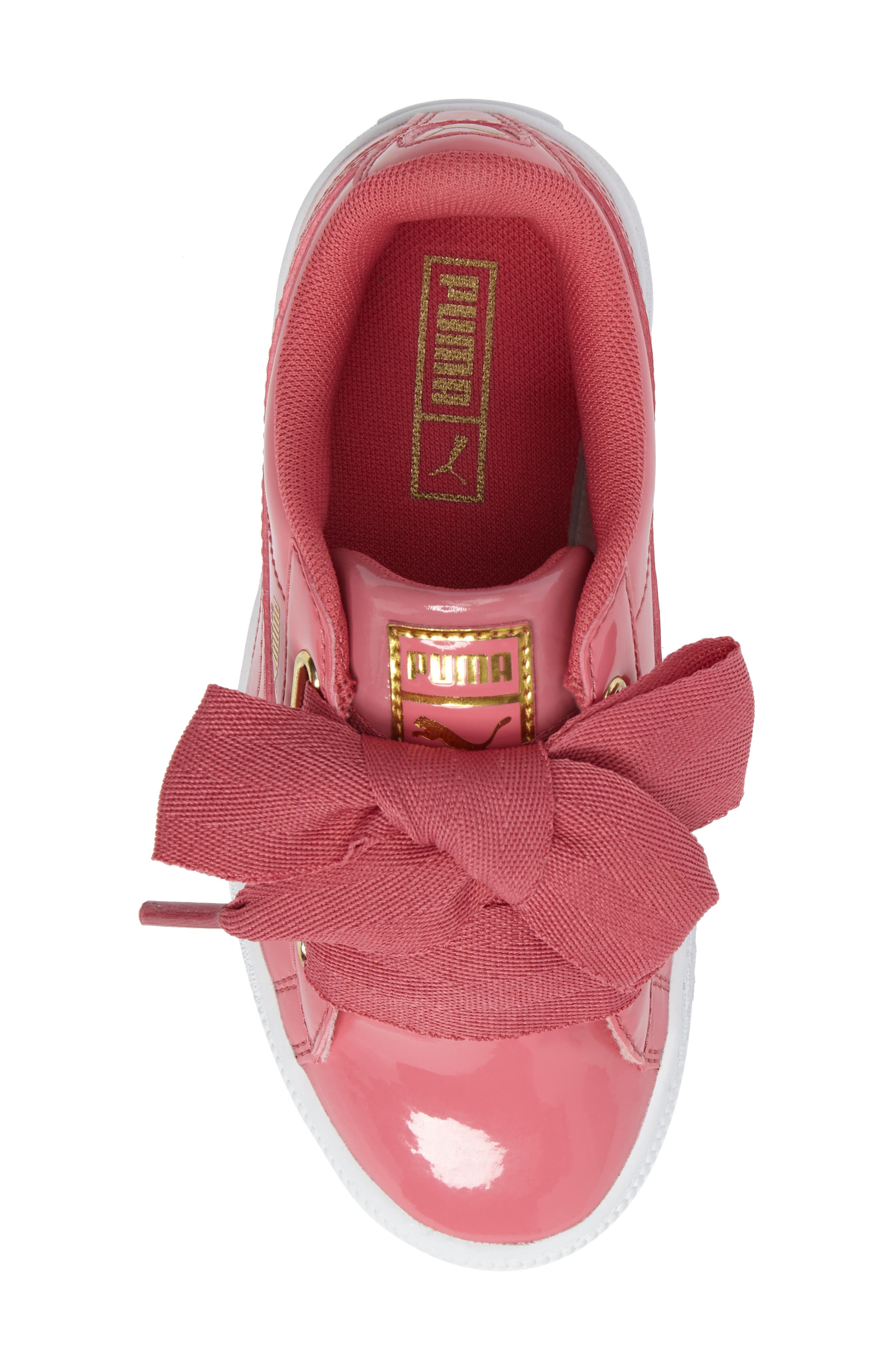 Basket Heart Sneaker, Alternate, color, RAPTURE ROSE/ PUMA TEAM GOLD