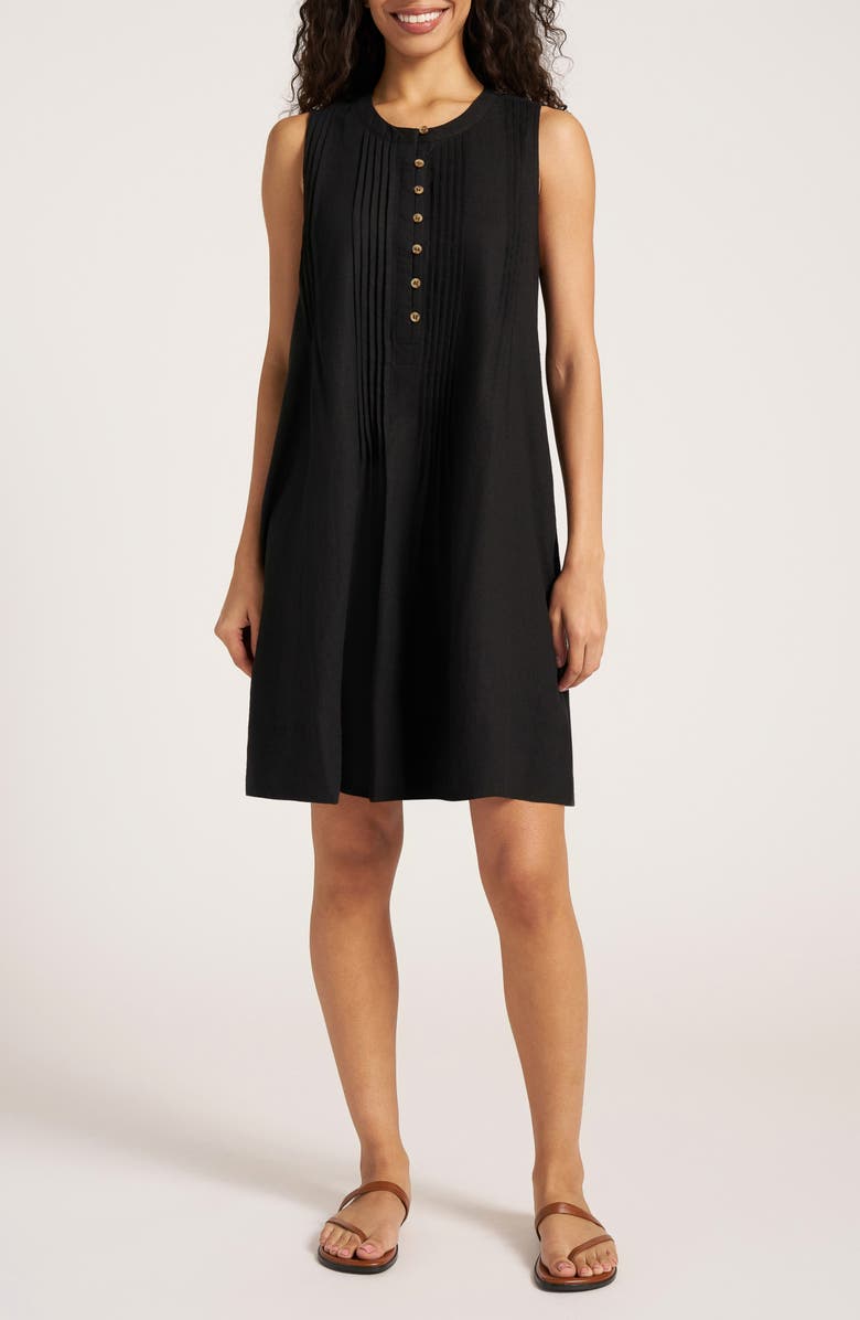 matty m. Helena Pleat Shift Dress, Main, color, 