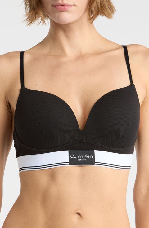 Balance Rib Push Up Plunge Bra