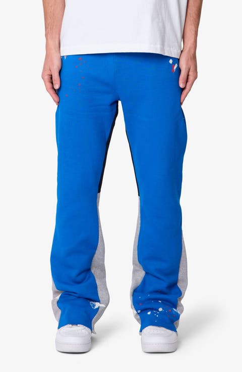 Contrast Bootcut Sweatpants