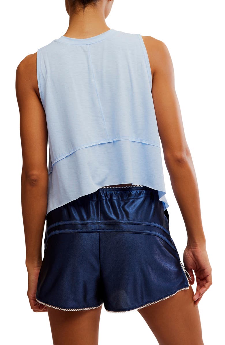 Free People Tempo Tank Top, Alternate, color, Mystic Blue