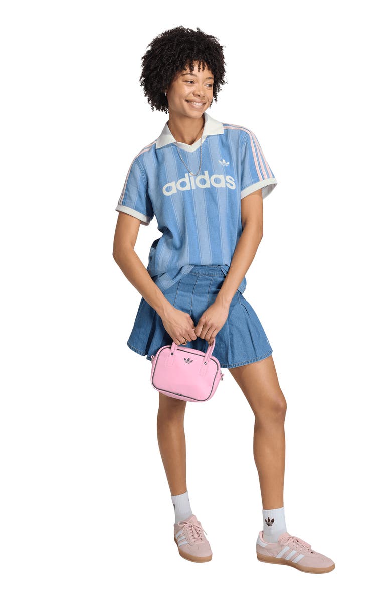 adidas Originals Denim Football Jersey, Alternate, color, 